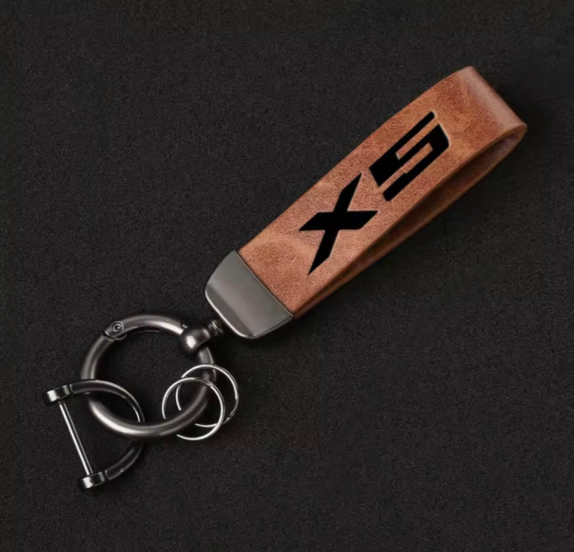 Leather BMW X5 Keychains