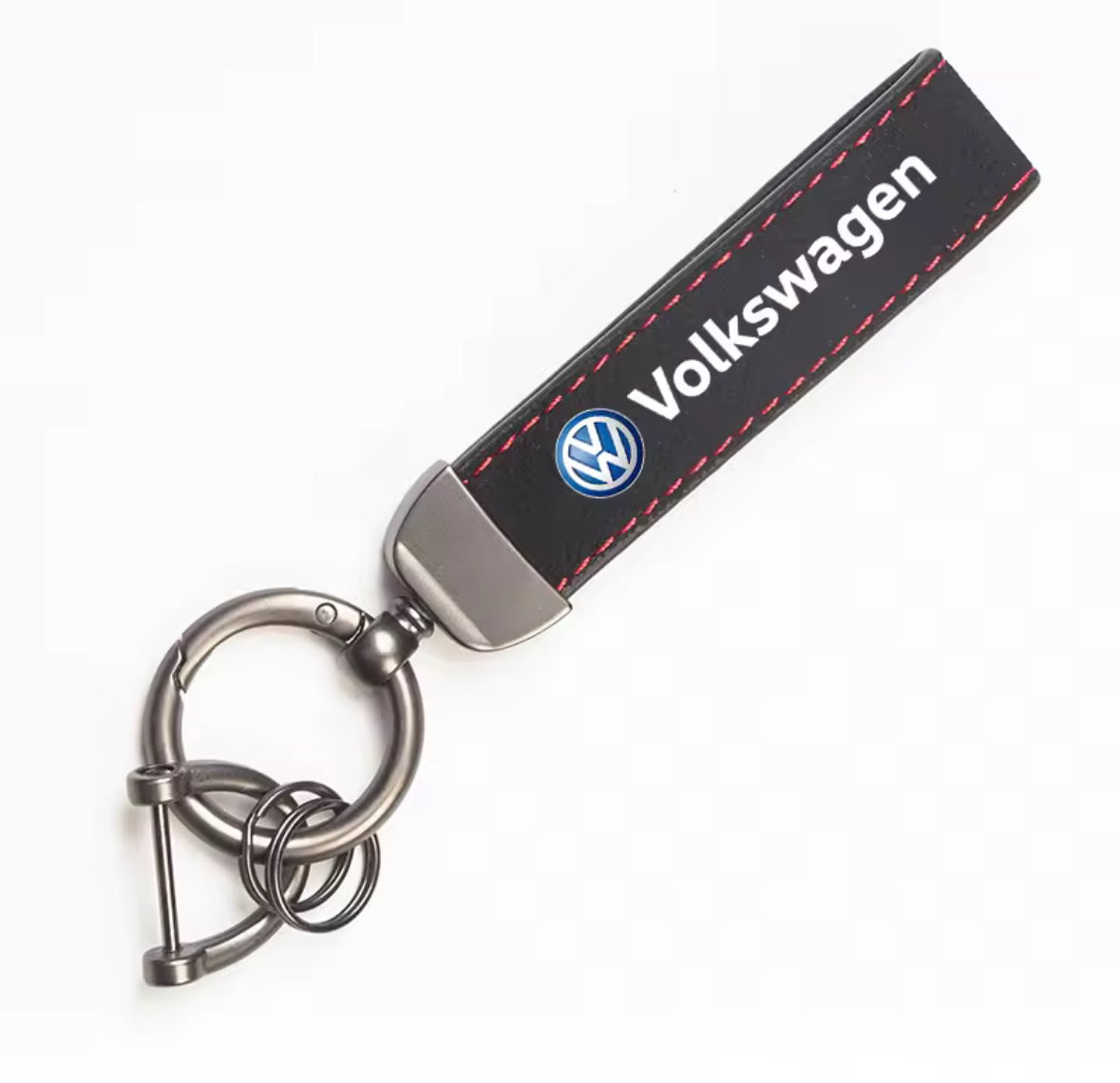 Leather Volkswagen Keychain