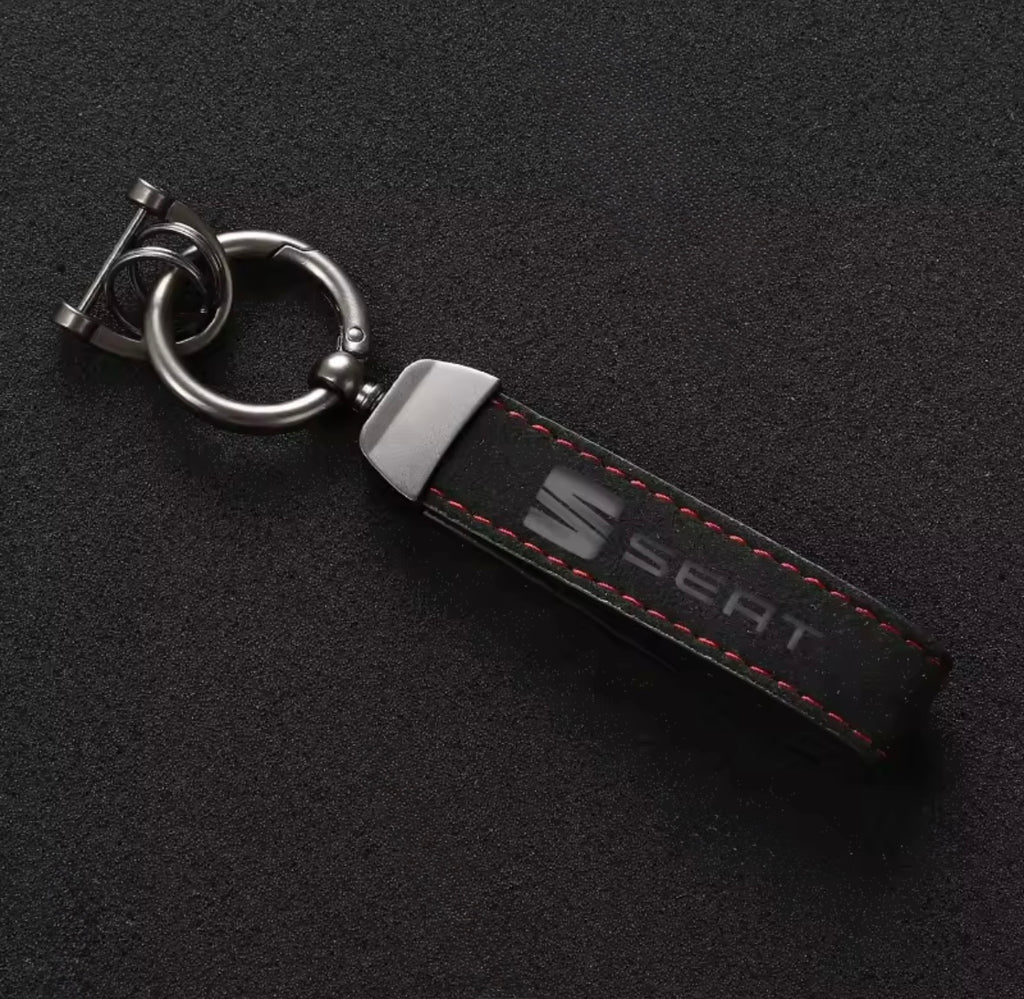 Suede Seat Keychains