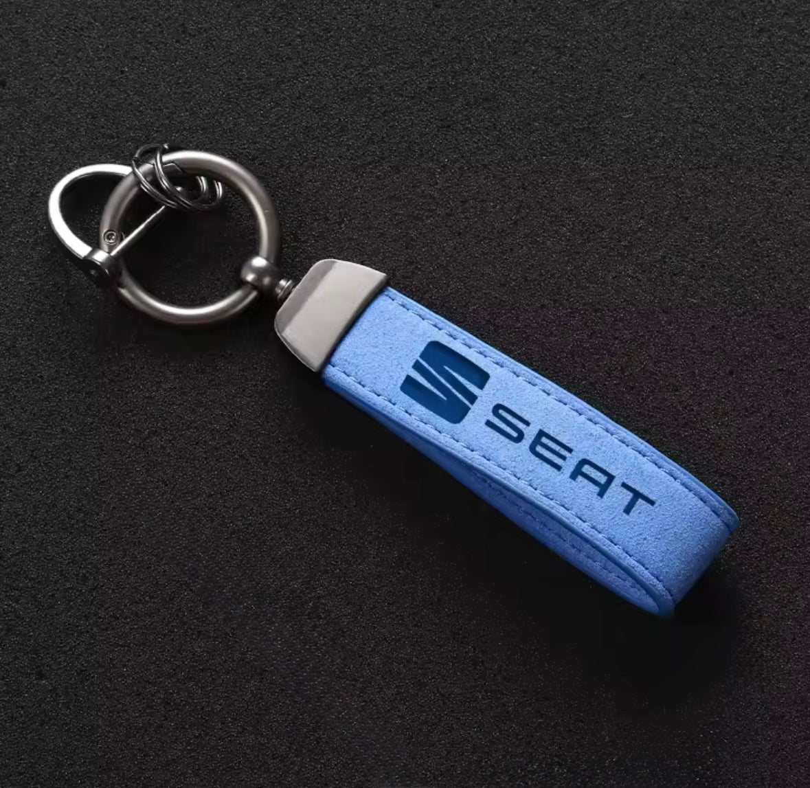 Suede Seat Keychains