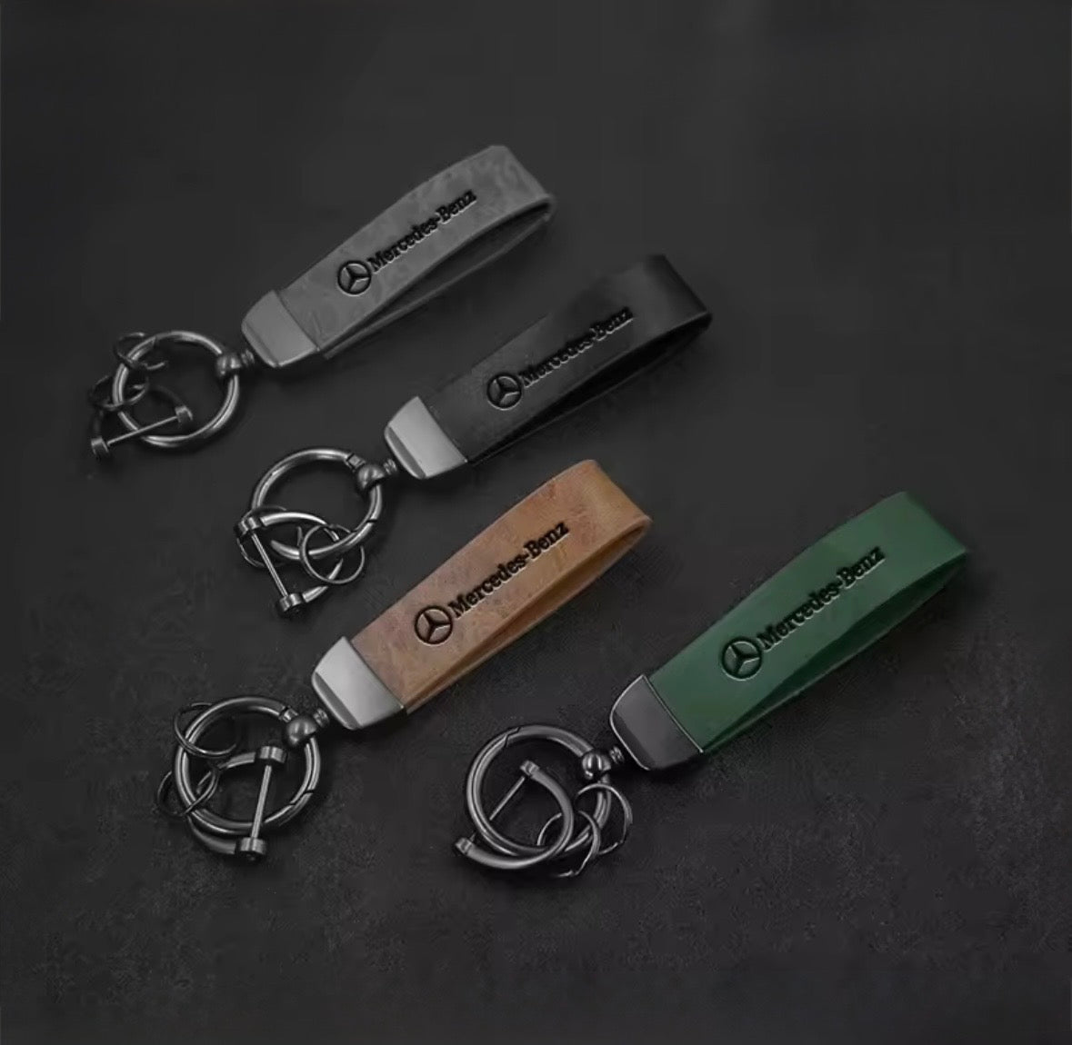 Leather Mercedes-Benz Keyrings