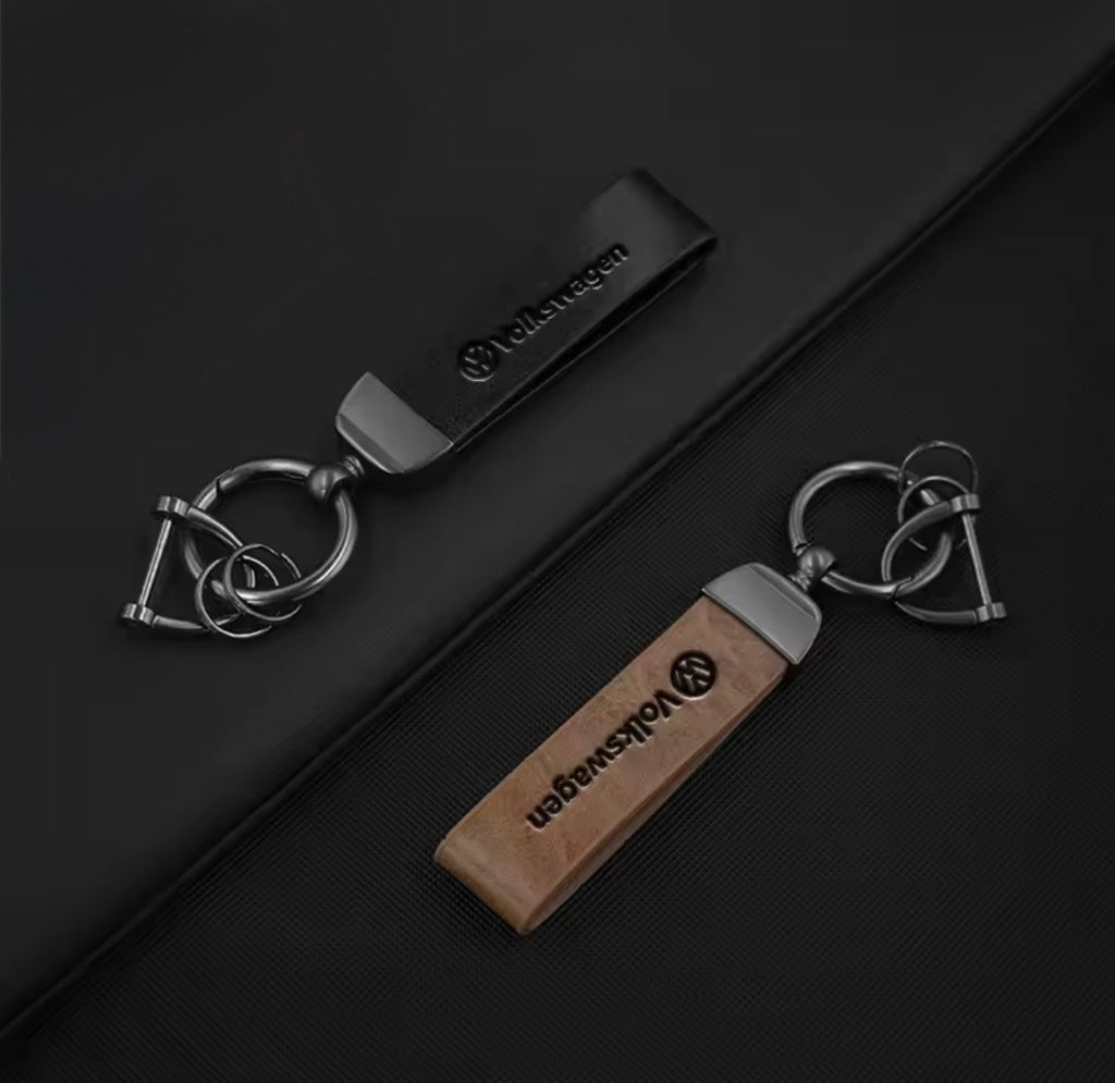 Leather Volkswagen Keyrings