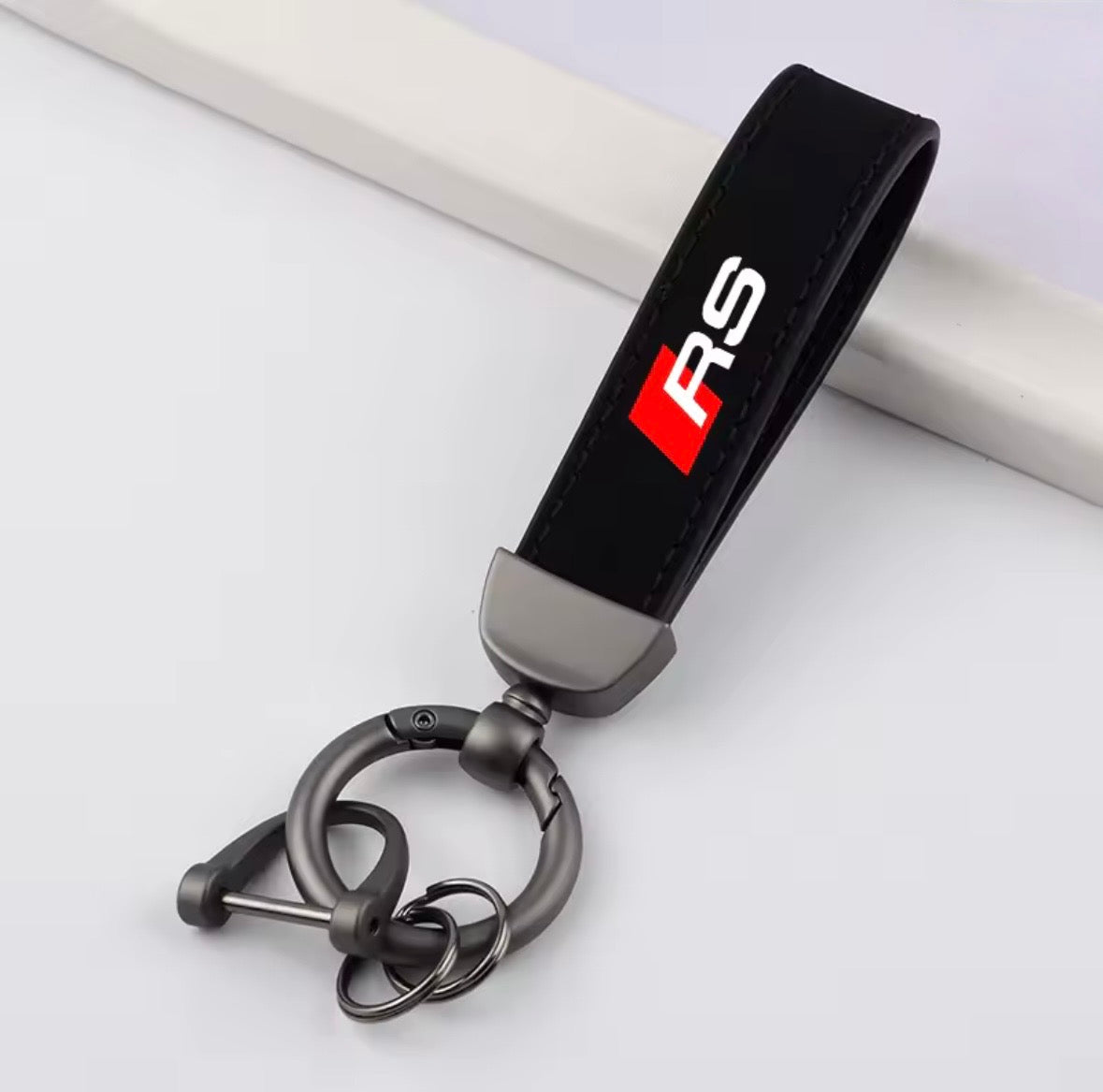 Leather Audi RS Keyrings
