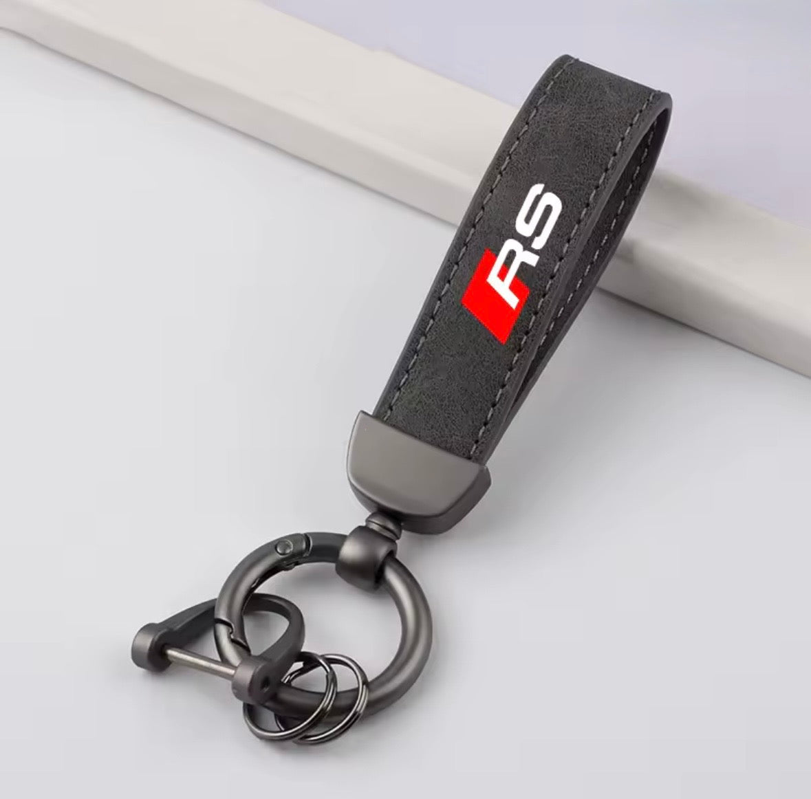Leather Audi RS Keyrings